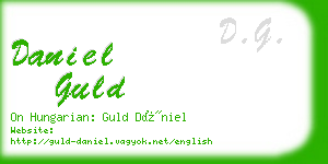 daniel guld business card